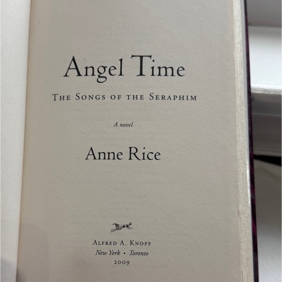📚 Anne Rice – Angel Time (2009) Hardcover First Edition - Picture 9 of 16